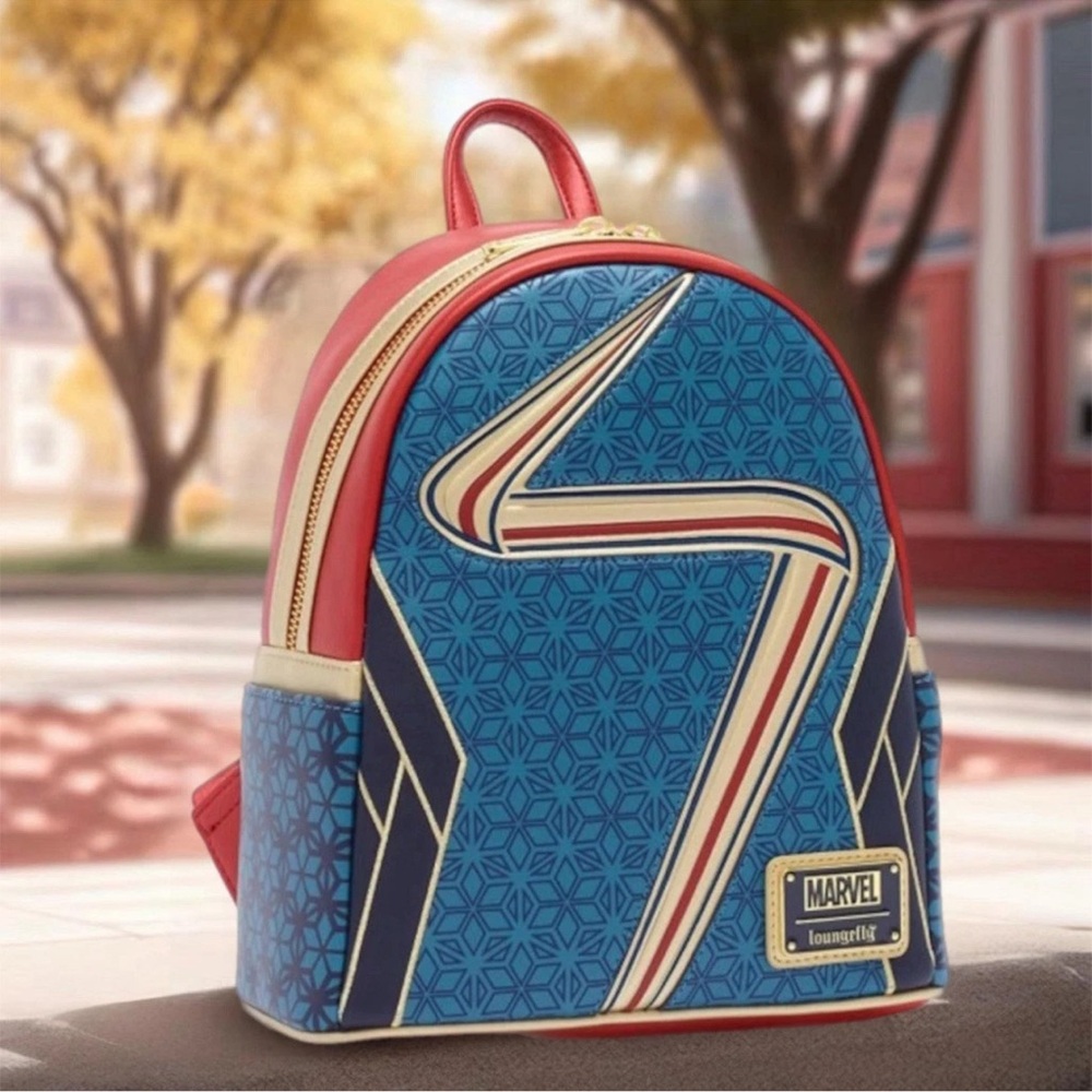 NWT EXCLUSIVE Ms Marvel Loungefly Marvel Mini Backpack